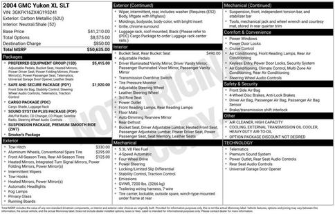 gmc yukon xl 2004 3GKFK16ZX4G195241 image gmc yukon xl 2004 3GKFK16ZX4G195241 image